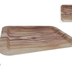 VASSOIO RETT.RE CM.35X25X1,8h EFFETTO LEGNO