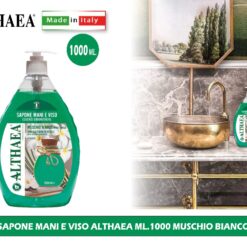 SAPONE MANI E VISO ALTHAEA ML.1000 MUSCHIO BIANCO