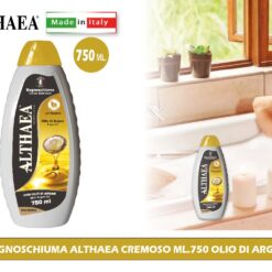 BAGNOSCHIUMA ALTHAEA CREMOSO ML.750 OLIO DI ARGAN