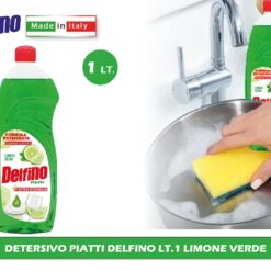 DETERSIVO PIATTI DELFINO LT.1 LIMONE VERDE