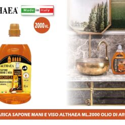 RICARICA SAPONE MANI E VISO ALTHAEA ML.2000 OLIO DI ARGAN