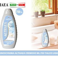 BAGNOSCHIUMA ALTHAEA CREMOSO ML.750 TALCO LIQUIDO
