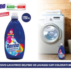 DETERSIVO LAVATRICE DELFINO 38 LAVAGGI CAPI COLORATI ML.1750