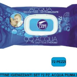 SALVIETTINE IGIENIZZANTI SET 72 PZ. ACQUA PIUMA LADY