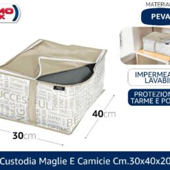 CUSTODIA MAGLIE E CAMICIE CM.30X40X20
