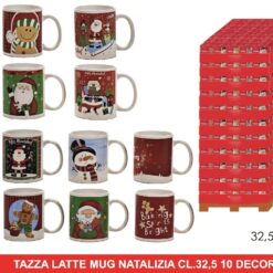 TAZZA LATTE MUG NATALIZIA CL.32,5 10 ASS.