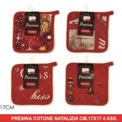 PRESINA COTONE NATALIZIA CM.17X17 6 ASS.