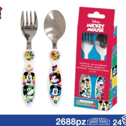 POSATE IN METALLO SET 2 PZ. MICKEY