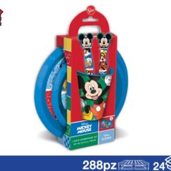 SET 5 PZ. PAPPA PIATTO+BICCHIERE+POSATE MICKEY