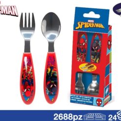 POSATE IN METALLO SET 2 PZ. SPIDERMAN