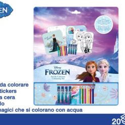 ALBUM DA COLORARE CM.37X34 CON COLORI FROZEN