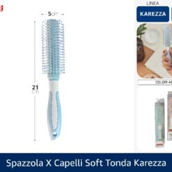SPAZZOLA X CAPELLI SOFT TONDA KAREZZA