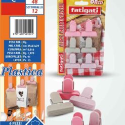 PINZE CHIUDIPACCHI SET 6 PZ.