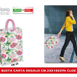 BUSTA CARTA REGALO CM.23X10X29h CLOE