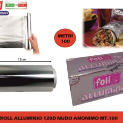 ROTOLO ALLUMINIO CM.12 X MT.100 FLOOR FOLI'