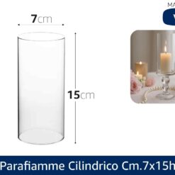PARAFIAMME CILINDRICO CM.7X15h