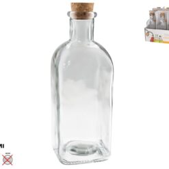 BOTTIGLIA VETRO ML.500 TAPPO SUGHERO