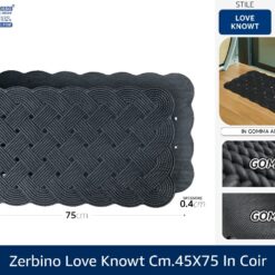 ZERBINO LOVE KNOWT CM.45X75 IN COIR