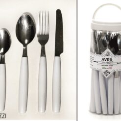 POSATE SET 24 PZ. AVRIL BIANCO
