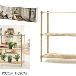 SCAFFALE 3 RIPIANI FLIXWOOD CM.61X32X82h
