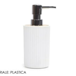 DISPENSER SAPONE LIQUIDO PLASTICA ML.320 RIGATO