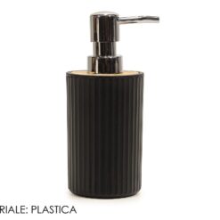 DISPENSER SAPONE LIQUIDO PLASTICA ML.320 RIGATO
