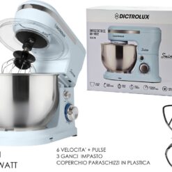 IMPASTATRICE ELETTRICA 5 LT. 1000W CELESTE
