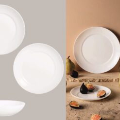 PIATTI SERV. 18 PZ. OPALE BIANCO LUMINARC