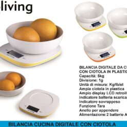 BILANCIA CUCINA DIGITALE CON CIOTOLA
