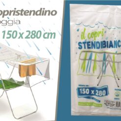 TELO COPRISTENDIBIANCHERIA CM.150X280