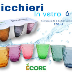 BICCHIERI SET 6 PZ. CL.25