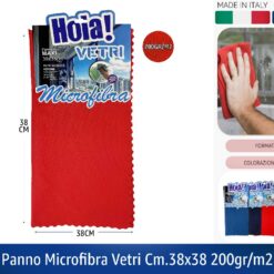 PANNO MICROFIBRA VETRI CM.38X38 200GR/M2