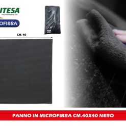 PANNO IN MICROFIBRA CM.40X40 NERO