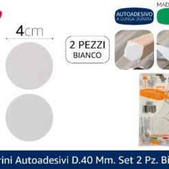 FELTRINI AUTOADESIVI D.40 MM. SET 2 PZ. BIANCO