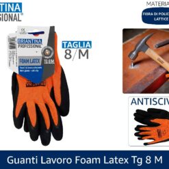 GUANTI LAVORO FOAM LATEX TG 8 M