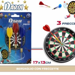 FRECCETTE IN BLISTER PER GIOCO BERSAGLIO