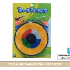 TIRO AL BERSAGLIO CON 4 FRECCETTE