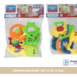 SONAGLINI BEBE' SET 5 PZ. 2 ASS.