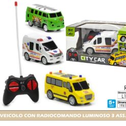VEICOLO CON RADIOCOMANDO LUMINOSO 3 ASS.