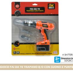GIOCO FAI DA TE TRAPANO B/O CON SUONO E PUNTE