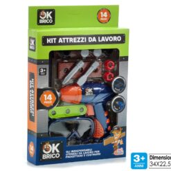 GIOCO KIT ATTREZZI DA LAVORO 14 PZ.