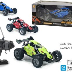 AUTO CON RADIOCOMANDO 4 FUNZIONI 3 ASS.
