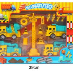 GIOCO SET GRU CON 4 AUTOMEZZI