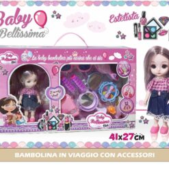BAMBOLINA IN VIAGGIO CON ACCESSORI