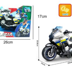 MOTO POLIZIA 3 ASS. CON LUCI E SUONI