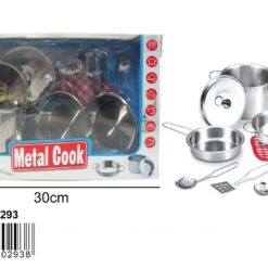 GIOCO SET PENTOLINE IN METALLO