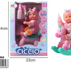BAMBOLOTTO AMORE DI MAMMA CON VOCE + UNICORNO