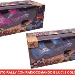 AUTO RALLY CON RADIOCOMANDO E LUCI ASS.