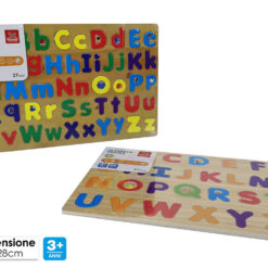 PUZZLE 3D LETTERE LEGNO 2 ASS.