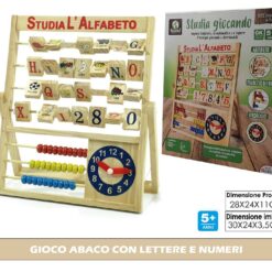 GIOCO ABACO CON LETTERE E NUMERI
